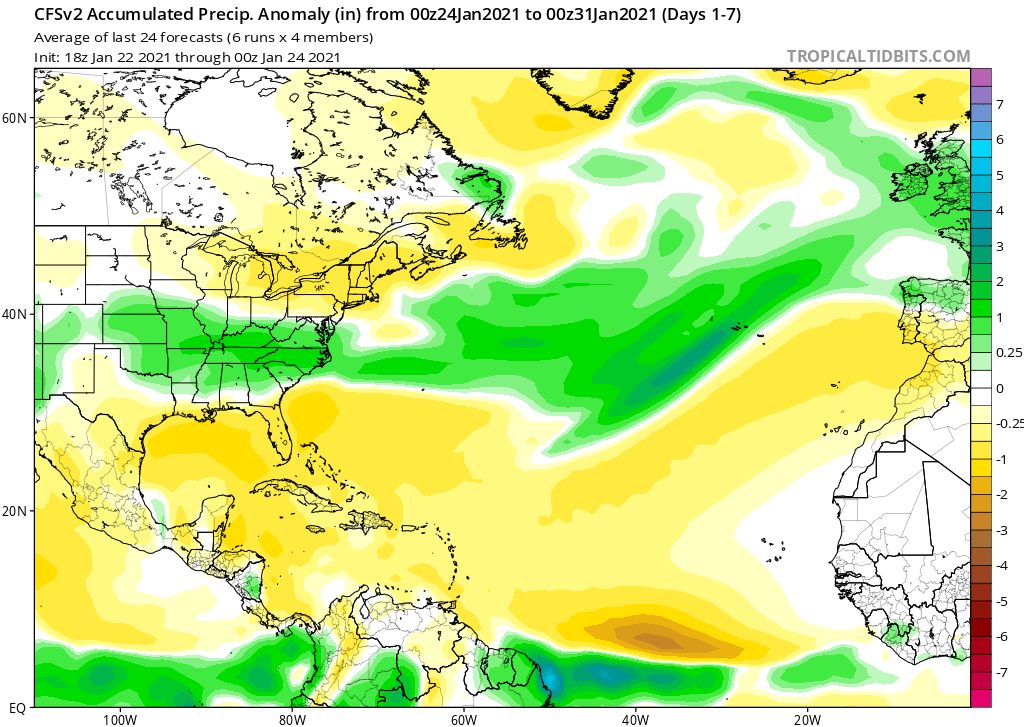 Previsão Semanal, 24 a 30 de Janeiro
