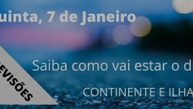 Previsão Quinta, 7 de Janeiro