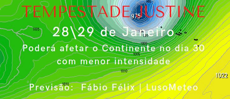 INFORMAÇÃO ESPECIAL: Tempestade Justine - Efeitos nos Açores e Continente INFORMAÇÃO ESPECIAL: Tempestade Justine - Efeitos nos Açores e Continente