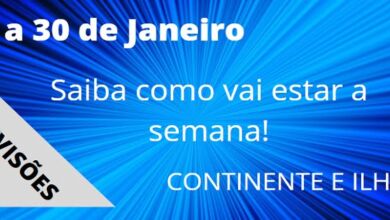 Previsão Semanal, 24 a 30 de Janeiro