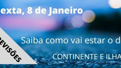 Previsão Sexta, 8 de Janeiro