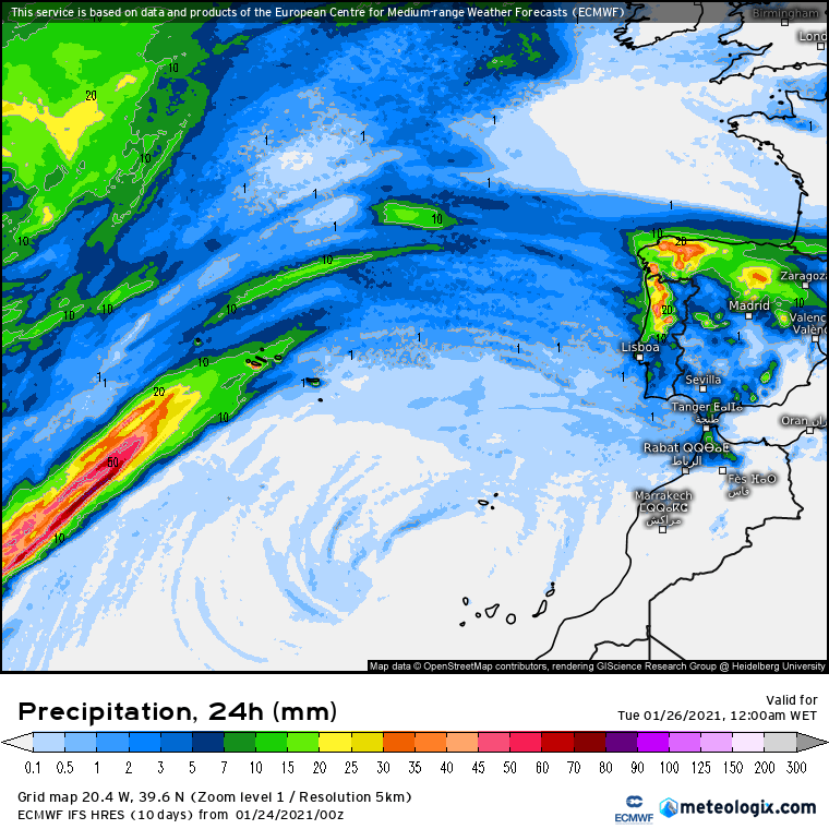 Previsão Semanal, 24 a 30 de Janeiro