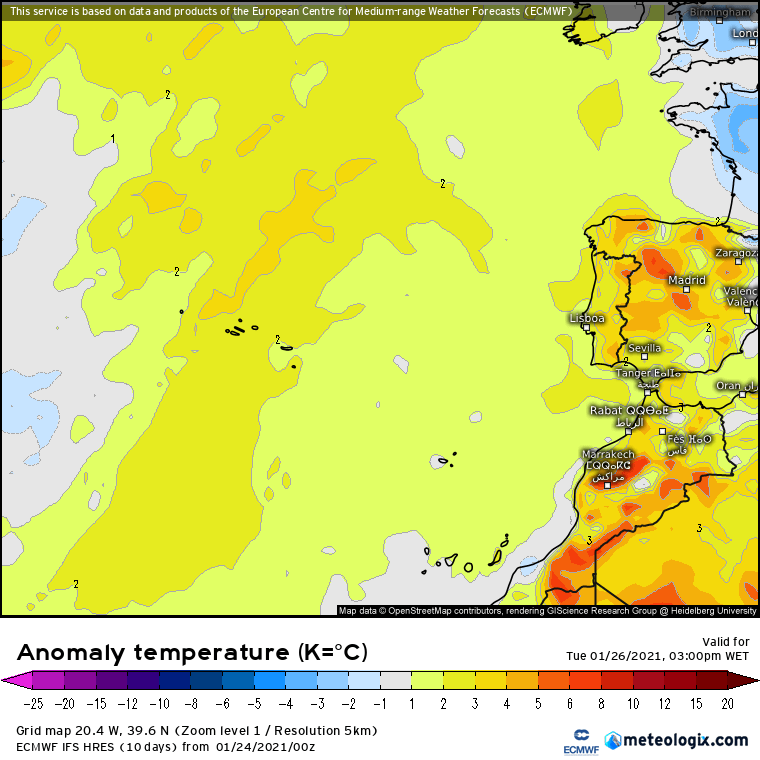 Previsão Semanal, 24 a 30 de Janeiro