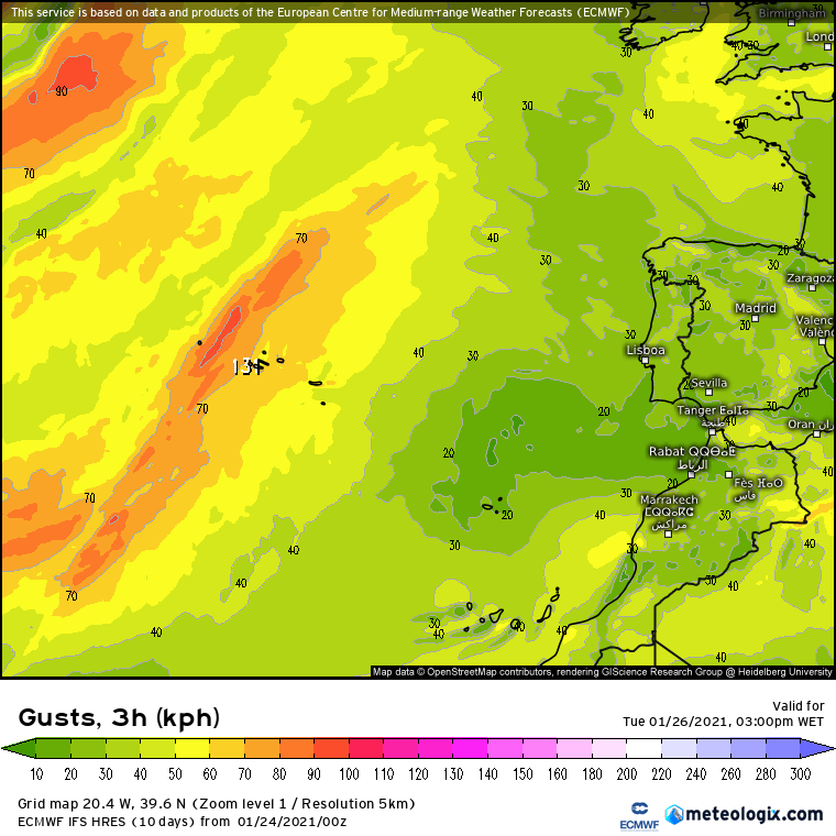 Previsão Semanal, 24 a 30 de Janeiro
