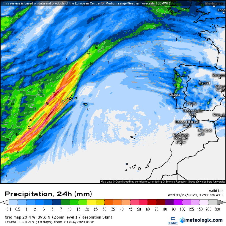 Previsão Semanal, 24 a 30 de Janeiro