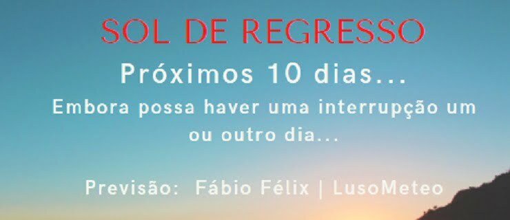 Sol e tempo mais quentinho nos próximos dias Sol e tempo mais quentinho nos próximos dias