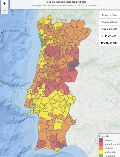 Previsão Semanal, 28 de Março a 3 de Abril