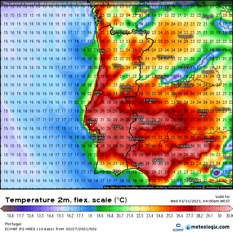 Previsão Semanal, 28 de Março a 3 de Abril