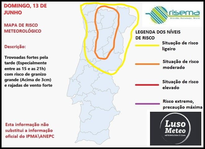 Trovoadas FORTES este Domingo!