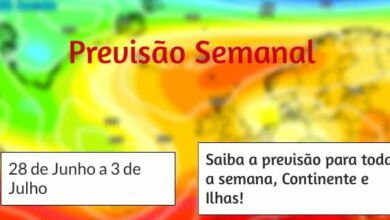 Previsão Semanal, 28 de Junho a 3 de Julho