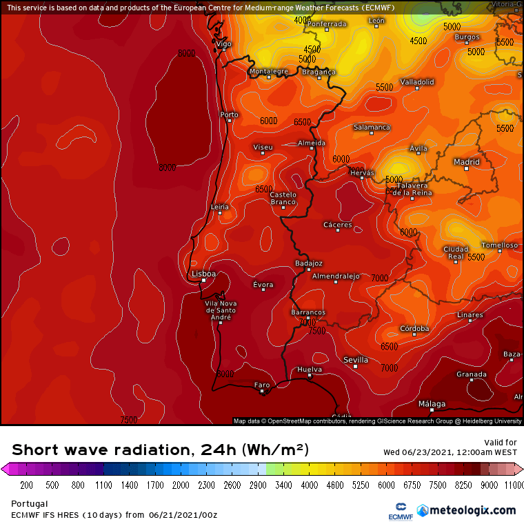 Terça-feira com mais sol e temperatura a subir... Nuvens nas ilhas