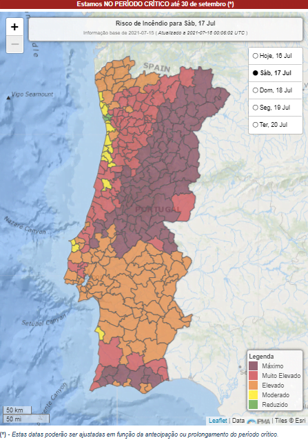 Fim-de-semana: Sábado com muito calor, Domingo com nevoeiros...