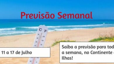 Previsão Semanal: 11 a 17 de Julho