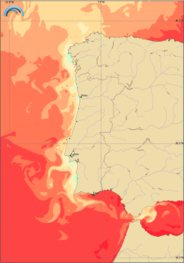 Tempo fresco e com alguma chuva fraca nos próximos dias...
