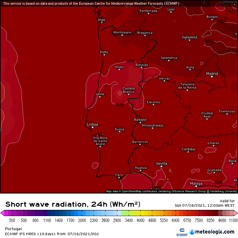 Fim-de-semana: Sábado com muito calor, Domingo com nevoeiros...