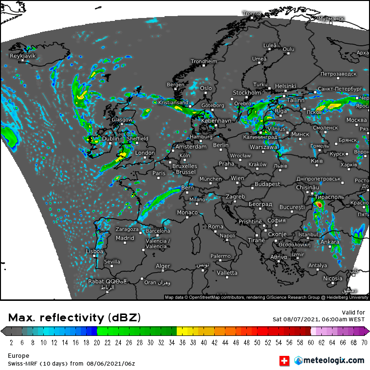 Tempo Severo Europa: Dias 7 e 8 de Agosto Tempo Severo Europa: Dias 7 e 8 de Agosto