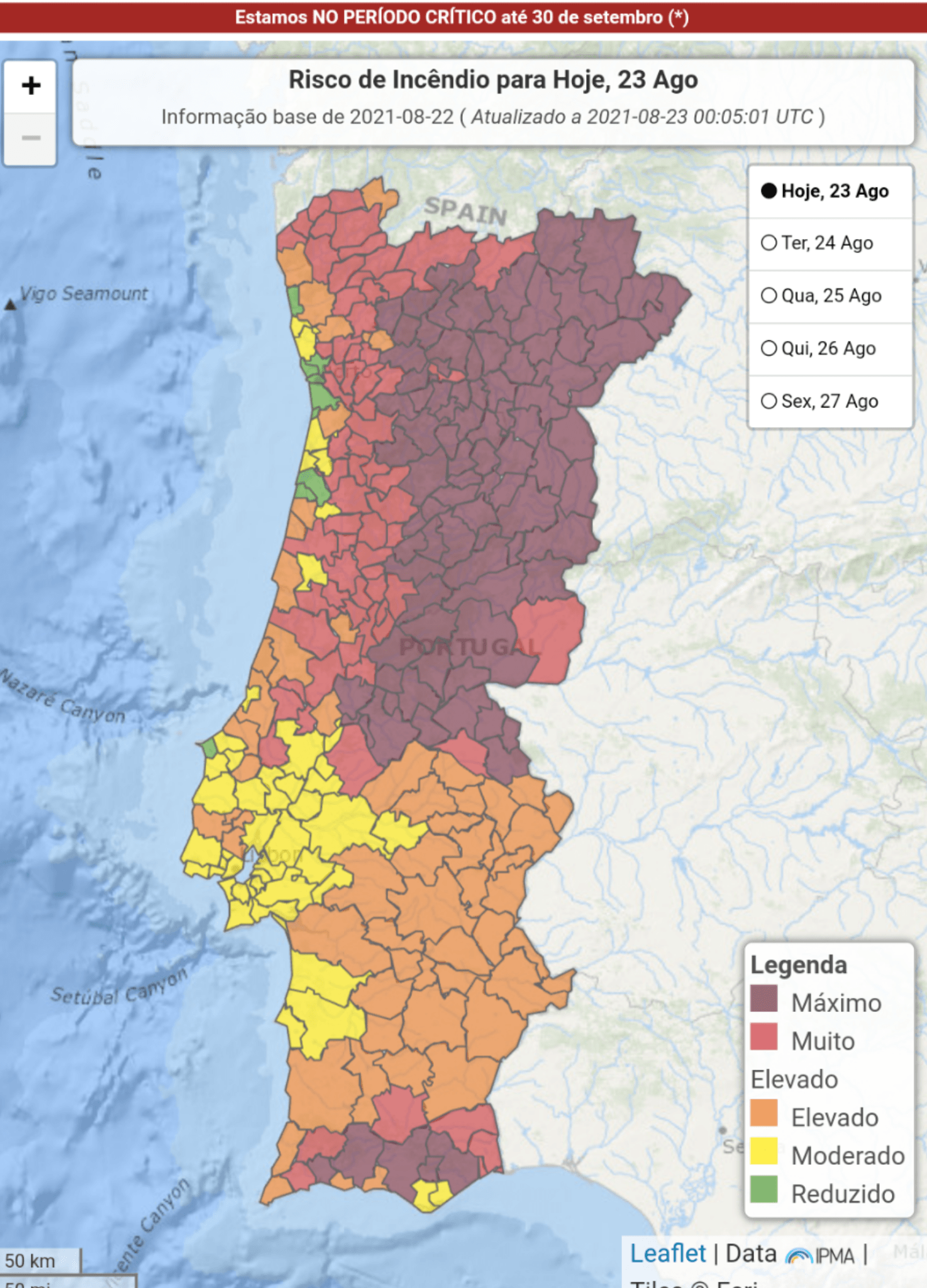 Previsão Semanal: 23 a 28 de Agosto Previsão Semanal: 23 a 28 de Agosto