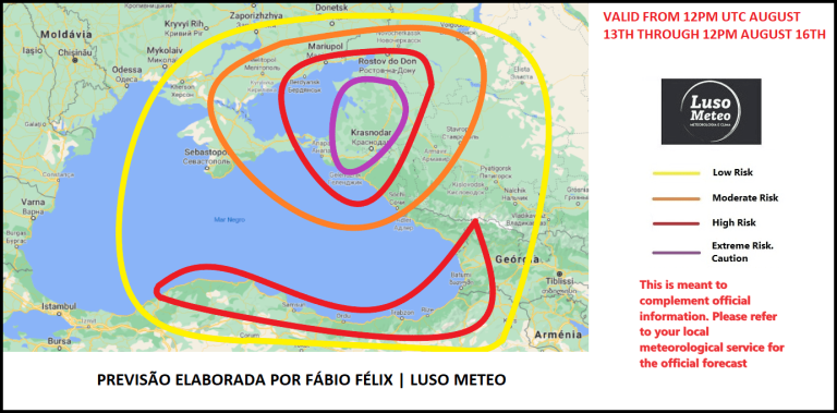Previsão Especial: Ciclone no Mar Negro com tempo severo Previsão Especial: Ciclone no Mar Negro com tempo severo