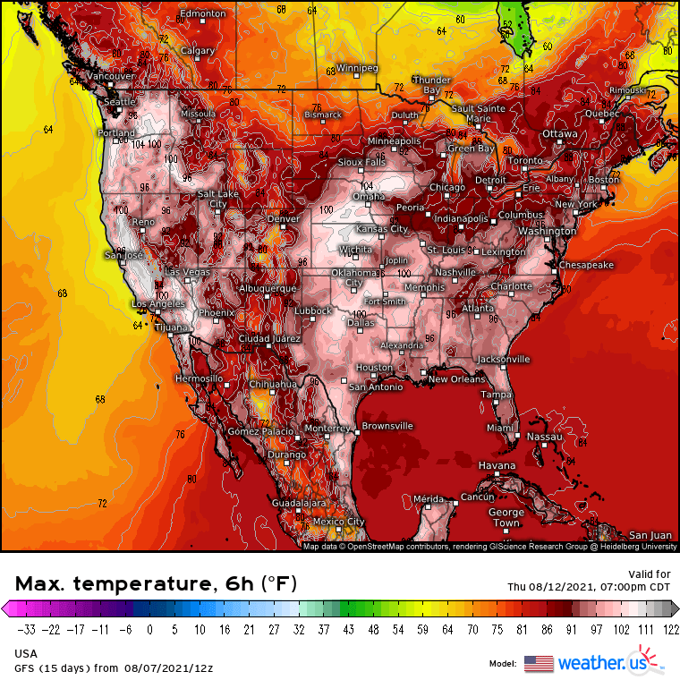 Calor extremo regressa ao Oeste dos Estados Unidos Calor extremo regressa ao Oeste dos Estados Unidos