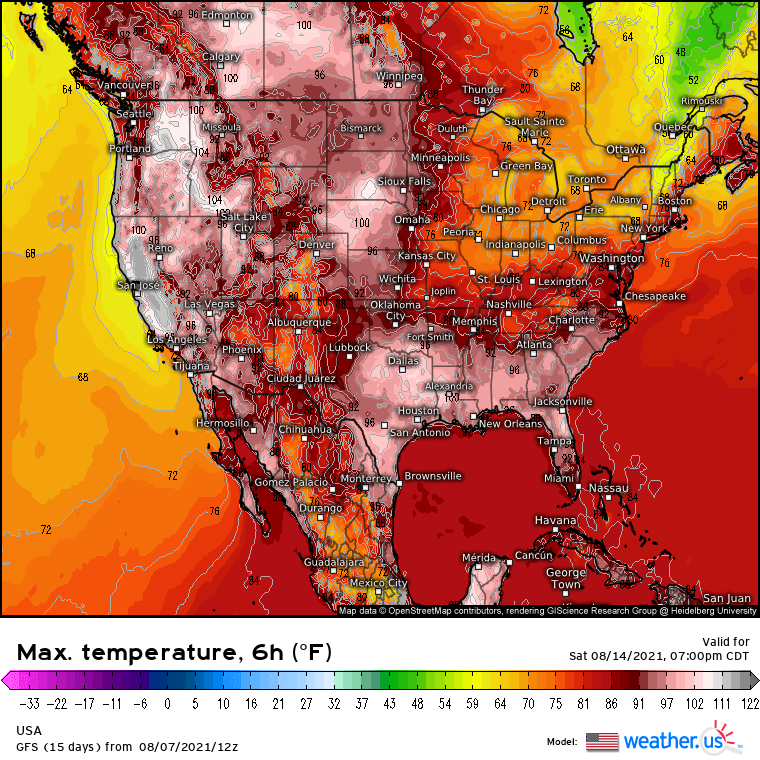Calor extremo regressa ao Oeste dos Estados Unidos Calor extremo regressa ao Oeste dos Estados Unidos