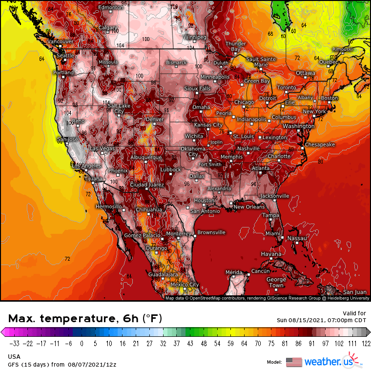 Calor extremo regressa ao Oeste dos Estados Unidos Calor extremo regressa ao Oeste dos Estados Unidos