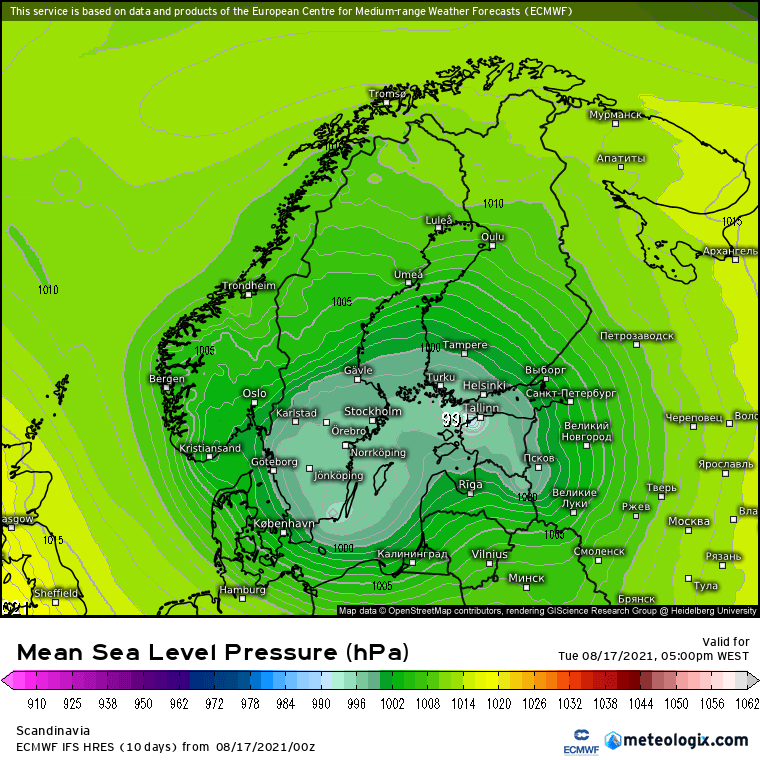 Tempo Severo Europa - dias 17 e 18 de Agosto Tempo Severo Europa - dias 17 e 18 de Agosto