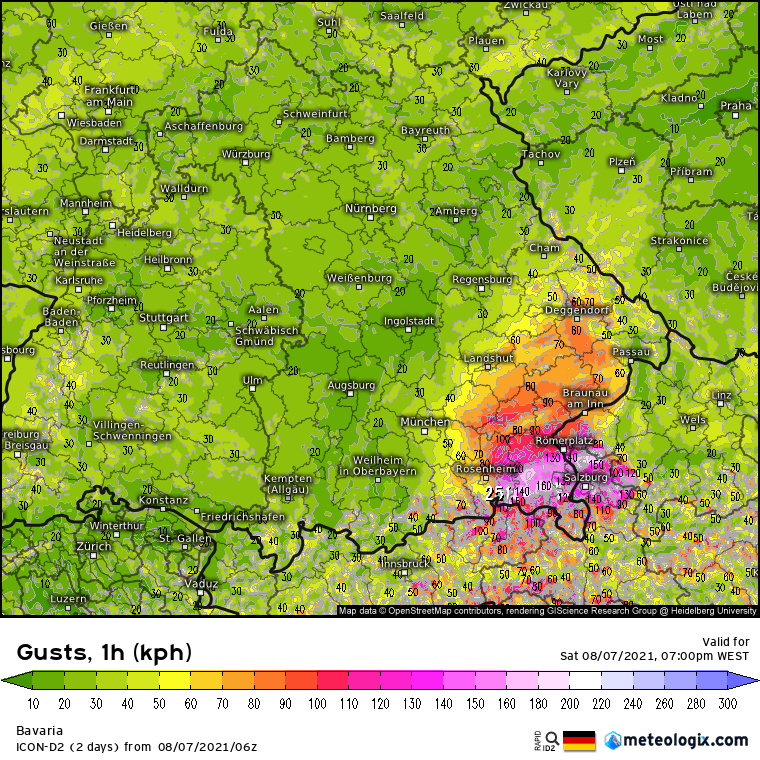 Tempo Severo Europa: Dias 7 e 8 de Agosto Tempo Severo Europa: Dias 7 e 8 de Agosto