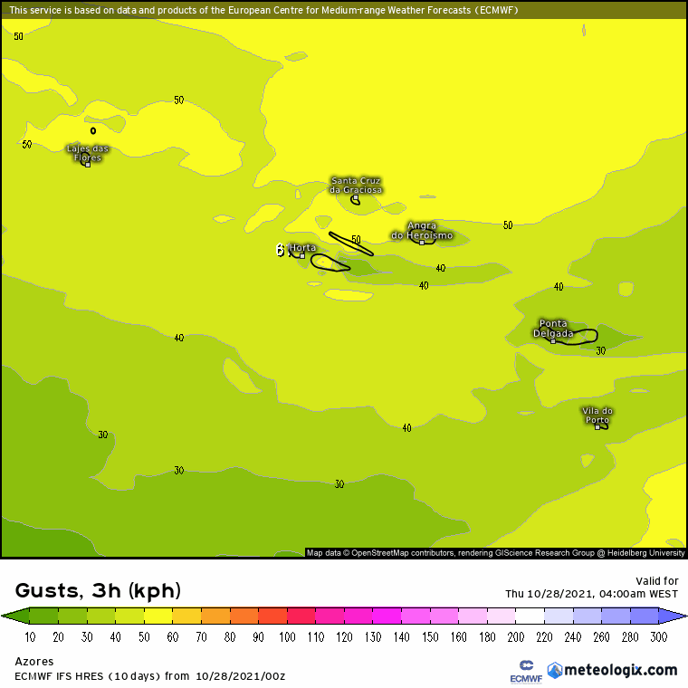 Tempo muito chuvoso e ventoso a partir de dia 28 nos Açores - Informação #2 Tempo muito chuvoso e ventoso a partir de dia 28 nos Açores - Informação #2