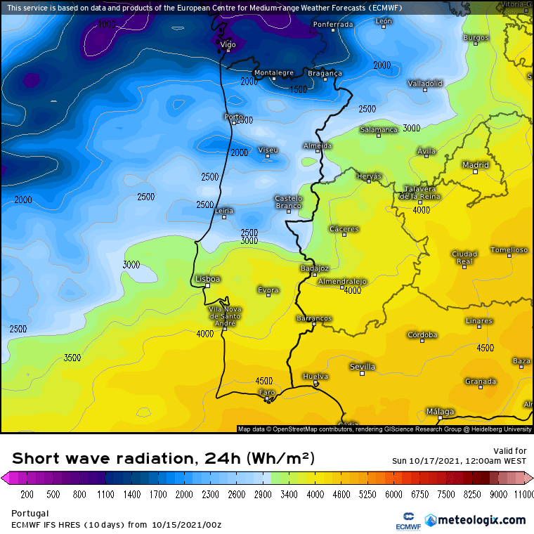 Regresso de alguma chuva ao Norte e Centro no fim-de-semana... Regresso de alguma chuva ao Norte e Centro no fim-de-semana...