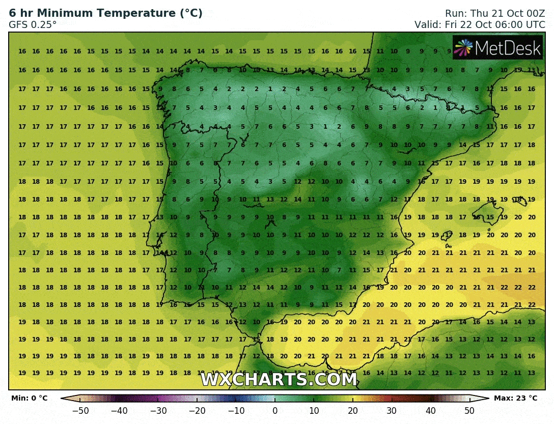 Próximos dias com tempo mais fresco, mas seco (geadas prováveis)