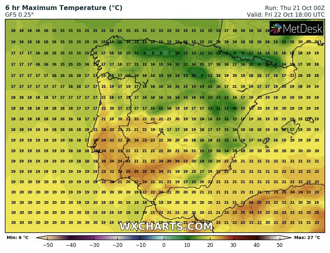 Próximos dias com tempo mais fresco, mas seco (geadas prováveis)