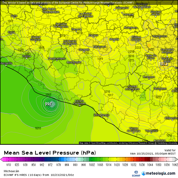 Furacão "Rick" - Ciclone categoria 23 tocará terra Segunda-feira no México Furacão "Rick" - Ciclone categoria 23 tocará terra Segunda-feira no México