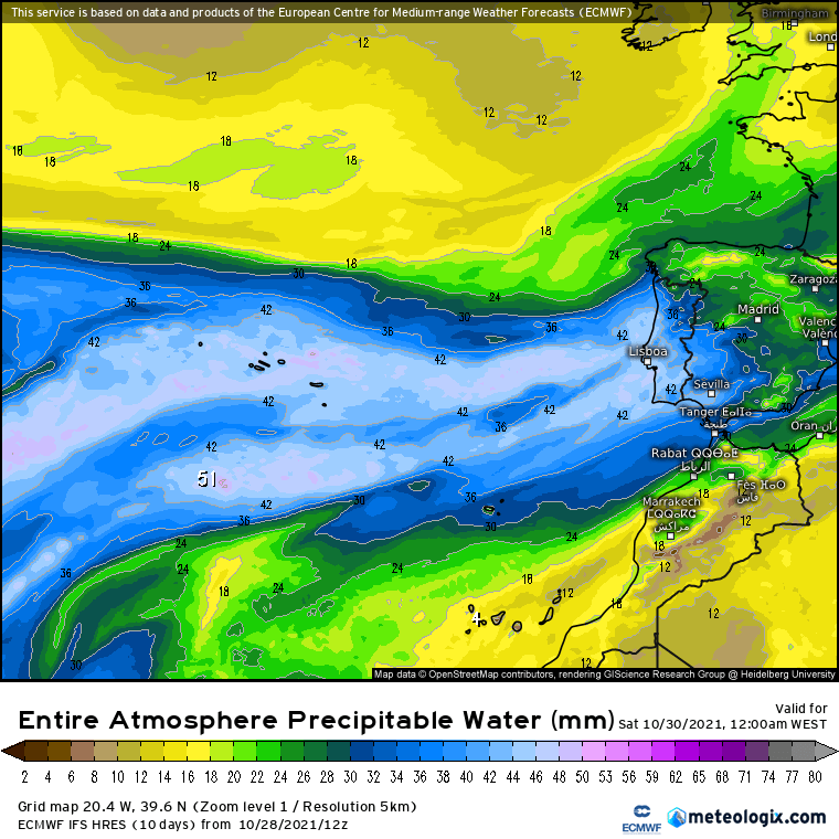 Tempestade severa entre dias 29 e 31 de Outubro - Informação Especial #3