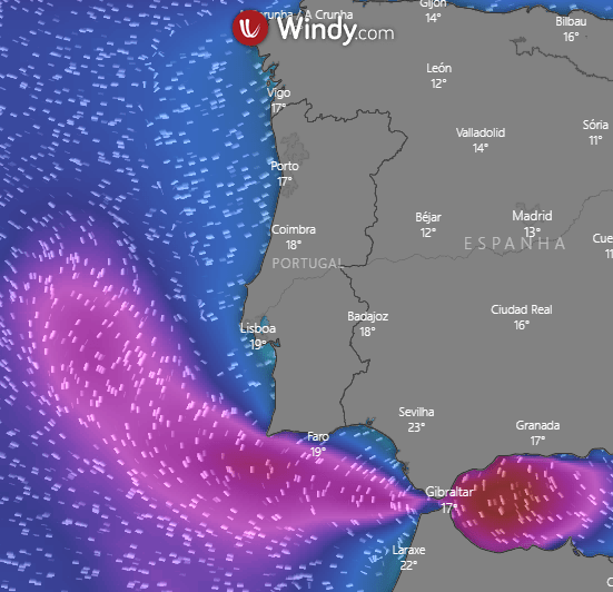 Aguaceiros no final da semanafim-de-semana no Sul! - Chuva forte no Sábado Aguaceiros no final da semanafim-de-semana no Sul! - Chuva forte no Sábado