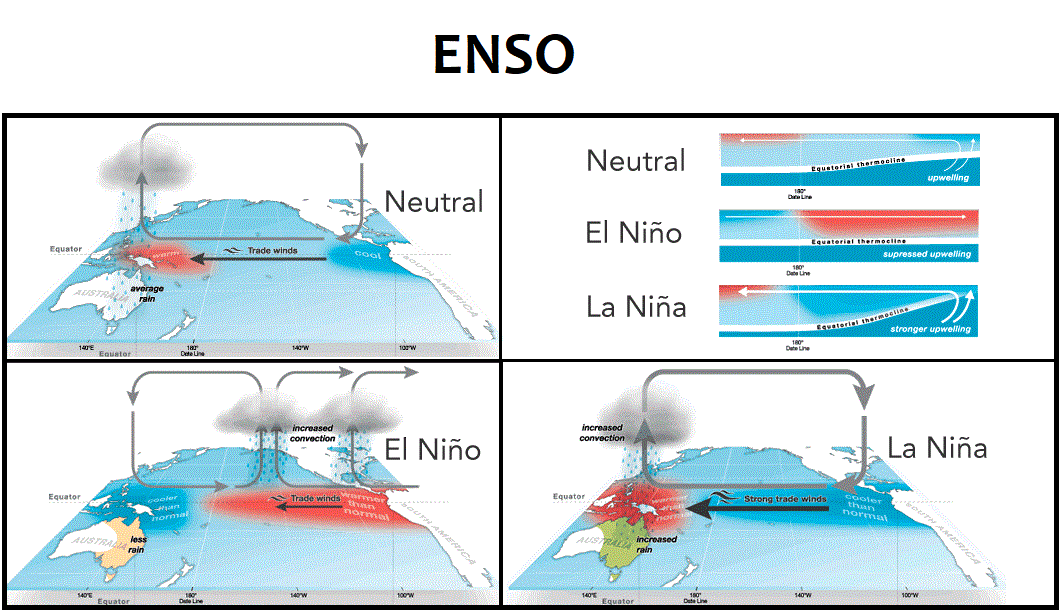 El Niño e La Niña - ENSO - O que é?