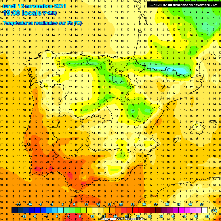 Previsão Semanal: 15 a 21 de Novembro