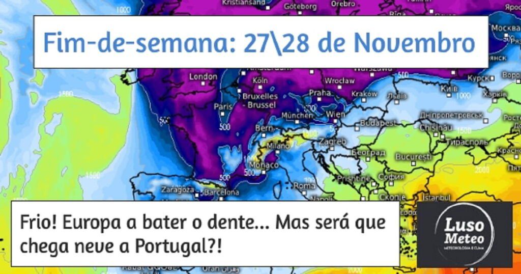 Previsão fim-de-semana: 2728 de Novembro