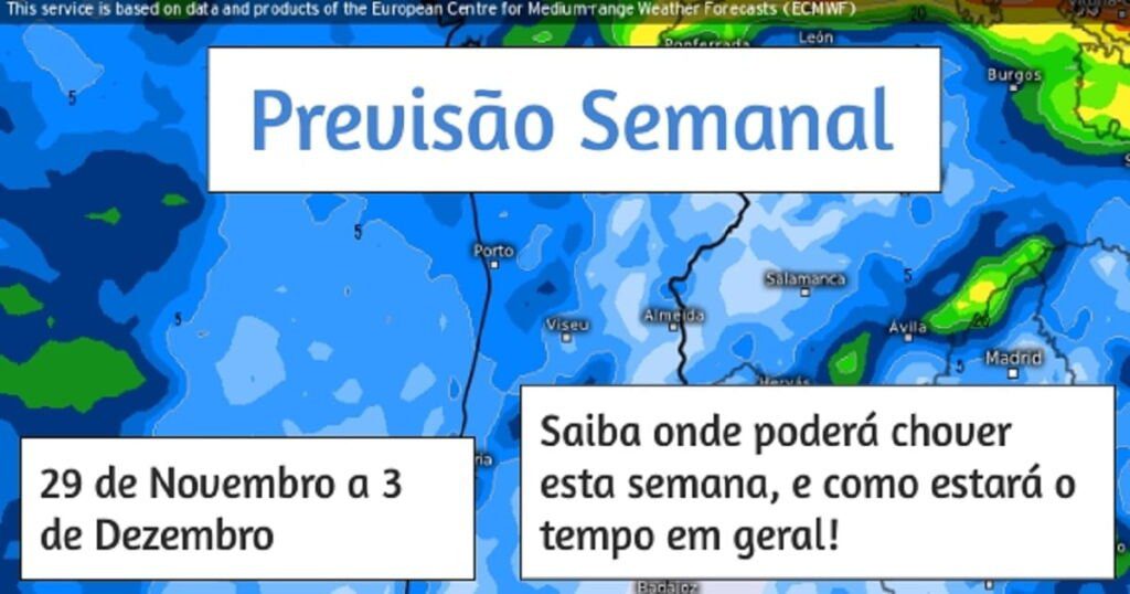 Previsão Semanal: 29 de Novembro a 3 de Dezembro Previsão Semanal: 29 de Novembro a 3 de Dezembro