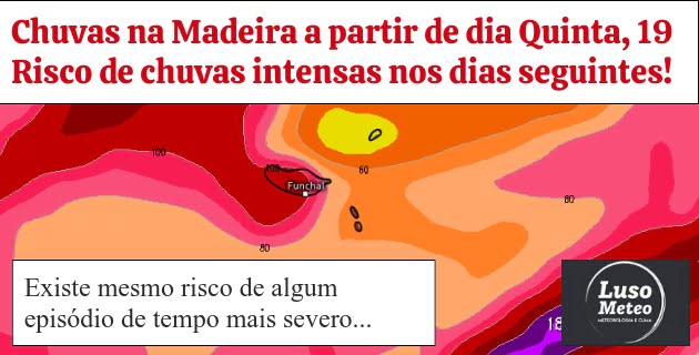 Chuva de regresso à Madeira - Informação Chuva de regresso à Madeira - Informação