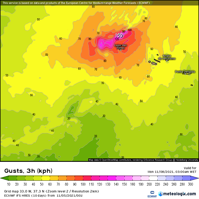 Tempestade tropical "Wanda" - Açores - Informação #1 Tempestade tropical "Wanda" - Açores - Informação #1