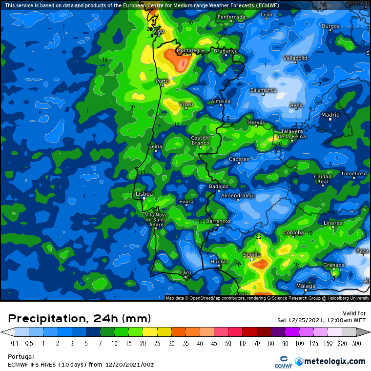 PREVISÃO DETALHADA - Chuva até ao Natal, sol a seguir até ao Ano Novo... PREVISÃO DETALHADA - Chuva até ao Natal, sol a seguir até ao Ano Novo...