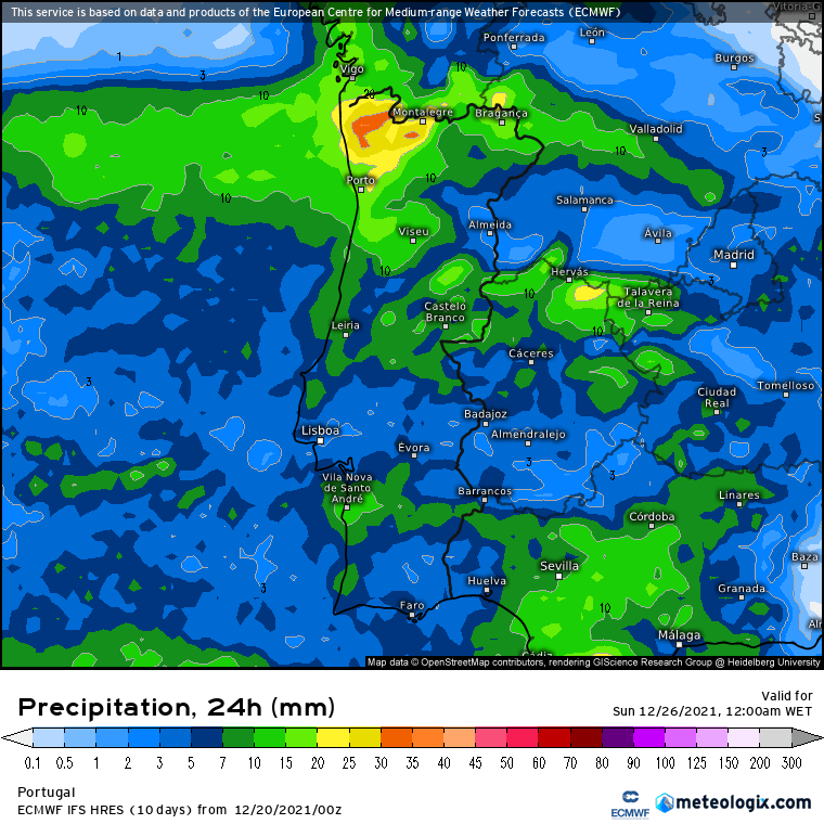 PREVISÃO DETALHADA - Chuva até ao Natal, sol a seguir até ao Ano Novo... PREVISÃO DETALHADA - Chuva até ao Natal, sol a seguir até ao Ano Novo...