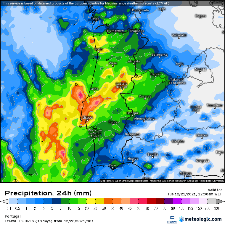PREVISÃO DETALHADA - Chuva até ao Natal, sol a seguir até ao Ano Novo... PREVISÃO DETALHADA - Chuva até ao Natal, sol a seguir até ao Ano Novo...