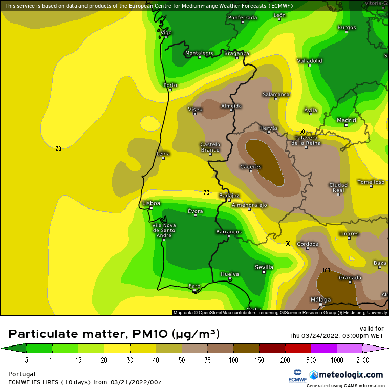 Previsão Semanal: 21 a 26 de Março