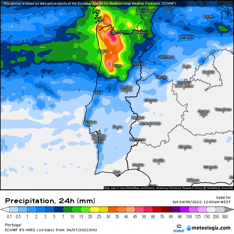 Chuva e vento nos próximos dias - Principalmente dias 11 e 12 de Abril!