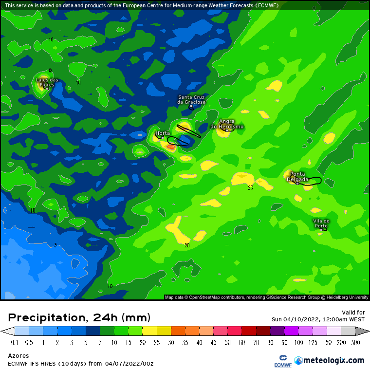 Chuva e vento nos próximos dias - Principalmente dias 11 e 12 de Abril!