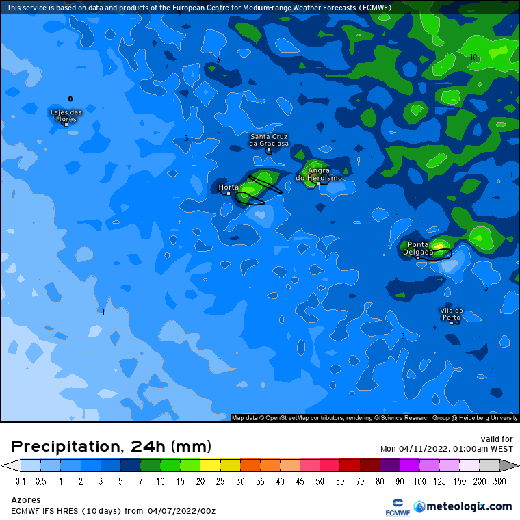 Chuva e vento nos próximos dias - Principalmente dias 11 e 12 de Abril!