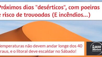 CALOR, POEIRAS, RISCO DE INCÊNDIO E TROVOADAS - PREVISÃO