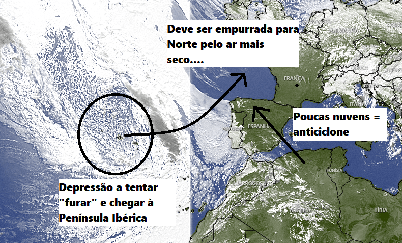 Alguma chuva (pouca) e possível trovoada... e depois calor a partir do fim-de-semana...