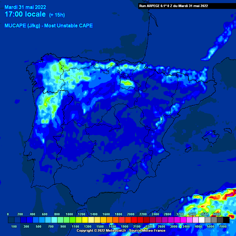 Alguma chuva (pouca) e possível trovoada... e depois calor a partir do fim-de-semana...